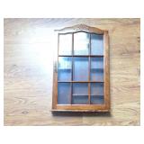 GLASS COVERED SHADOW BOX- APPROXIMATELY 24 INCHES