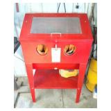 WEL BUILT -DELUXE CABINET SAND BLASTER W/STAND