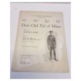 1918 DEAR OLD PALOF MINE SHEET MUSIC