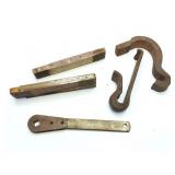 VINTAGE WOODEN TAPE MEASURE- AND MORE