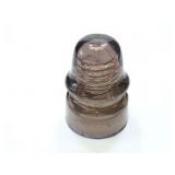 CALIFORNIA- BROWN TINT VINTAGE GLASS INSULATOR