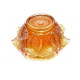 CARNIVAL GLASS BOWL- APPROXIMATELY 9 INCHES IN
