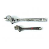 6 INCH CRESENT WRENCH AND 10 INCH DIAMALLOY
