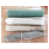 4- PARTIAL ROLLS OF WIRE