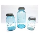 BALL- 2 QUART BLUE- BALL ONE QAURT BLUE- ATLAS