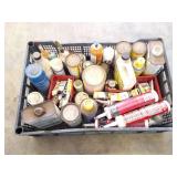 SILCONES- JB WELDS - AND MUCH MORE- CONTENTS OF