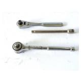 CRAFTSMAN 3/8"- 2 RACHETS AND ONE EXTENSION