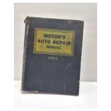 1961 MOTORS AUTO REPAIR MANUAL