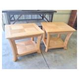 PINE END TABLES X2
