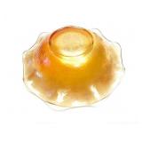 CARNIVAL GLASS BOWL -APPROXIMATELY 10INCHES WIDE