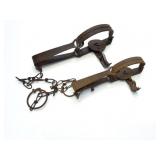 2- VICTOR VINTAGE TRAPS
