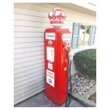 WAYNE- STANDARD RED CROWN GAS PUMP-