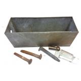 ANTIQUE CAR REAR VIEW MIRROR- GALVANIZED TOOL