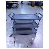 PLASTIC AND METAL PUSH CART