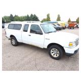 2009 FORD RANGER- EXTENDED CAB WITH CAP-
