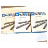 GBC COMBBIND- SPINES- 6 BOXES- 2 TYPES
