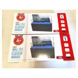 2-STROREX WALL FILES -2 NEW BOXES