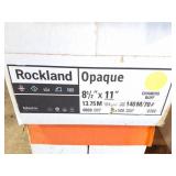 ROCKLAND- OPAQUE-  CHAMOIS BUFF- 8.5 X 11 JNCH- 2