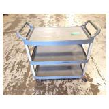 PLASTIC AND METAL PUSH CART