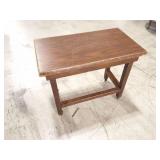 WOODEN ROLLING TABLE-