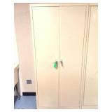 METAL CABINET- APPROXIMATELY  6 FOOT TALL-