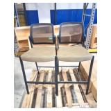 2- TALL CUSHIONED CHAIRS- VERY NICE