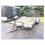 TANDEM LANDSCAPE TRAILER- WITH RAMP