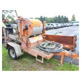 AIRPLACO- CONCRETE UNIT ON TRAILER