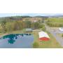 10 Acres with Log Home, Garage & Pond