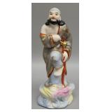 Antique chinese porcelain sculpture of wise man