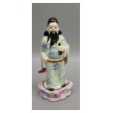 Antique Chinese porcelain sculpture of wise man