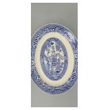 Vintage Homer Laughlin porcelain plate 11.75" x