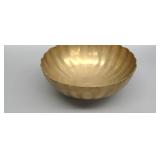 Antique bronze or brass bowl 
2.75" x 7"