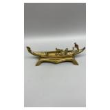 Vintage Italian bronze gondola sculpture 

4" x