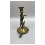 Antique brass candelabras 

6" height