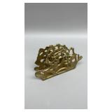 Antique bronze napkin holder 

4.5" x 5.5" x 2"