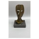 Picasso signed tribute bronze sculpture Modern