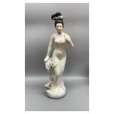 Antique Chinese hand painted white porcelain