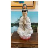 Large antique Chinese porcelain sculpture of