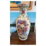 Large Antique Chinese hand painted porcelain vase