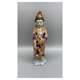 Antique Chinese Hand Painted Porcelain Sculpture
