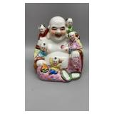 Chinese Hand Painted Porcelain Buddha sculpture