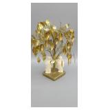 Antique Chinese ivory color of old couple under a