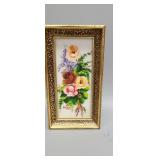 Mavi hand painted wall plaque 6.75" x 3.75"