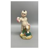 Antique Chinese Hand Painted Porcelain Sculpture