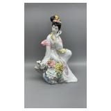 Antique Chinese Hand Painted Porcelain Sculpture