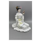 Chinese Hand Painted Porcelain Sculpture of Young