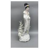 Large Chinese Hand Painted of Young woman