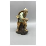 Chinese Hand Painted Porcelain Sculpture of