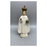 Antique hand painted ceramic religious icon